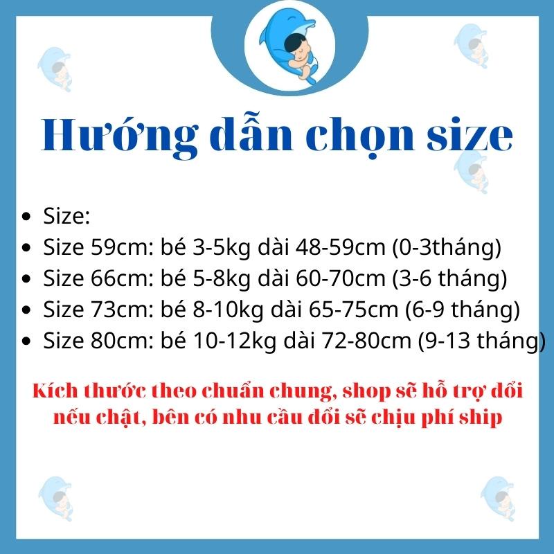 Bộ body dài tay Bodysuit cài giữa liền thân đáng yêu cho bé trai và gái sơ sinh 100% cotton cao cấp xuất Nhật