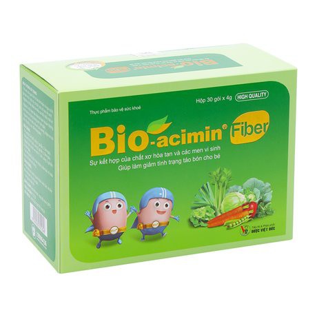bio-acimin fiber men tiêu hóa cho bé