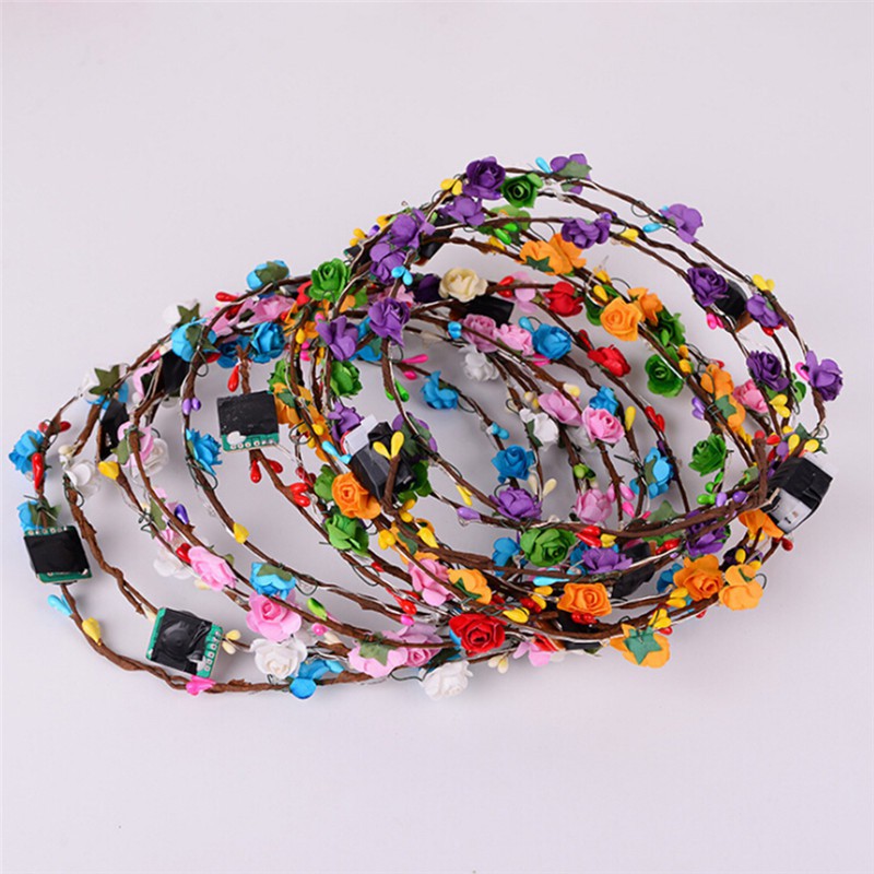 Băng Đô Hoa Có Đèn LED Phát Sáng