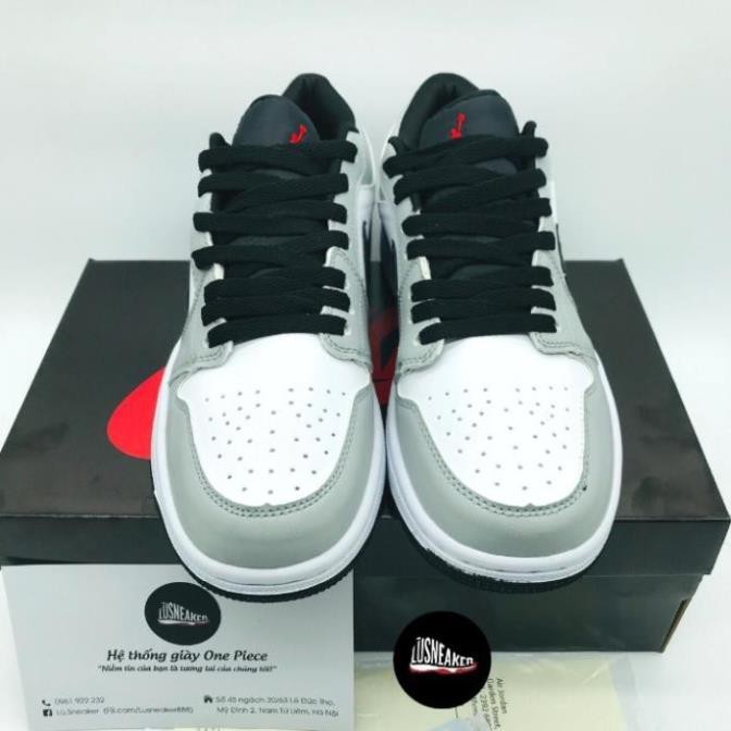 [Mã FAGREEN245 giảm tới 30K đơn 99K] Giày JD1 Xám 🔥ZÉP 11🔥 Jordan low smoker đủ size nam nữ 36-43/ LUSTORE | BigBuy360 - bigbuy360.vn