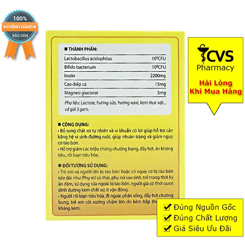 Nufib Gold - Hỗ trợ giảm các triệu chứng đầy bụng, khó tiêu, đầy hơi, rối loạn tiêu hóa | Thế Giới Skin Care