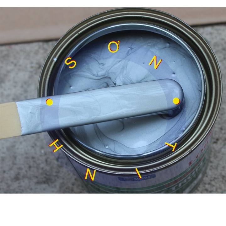 Sơn thơm công nghiệp Lobster màu bạc silver bronze 617 800ml