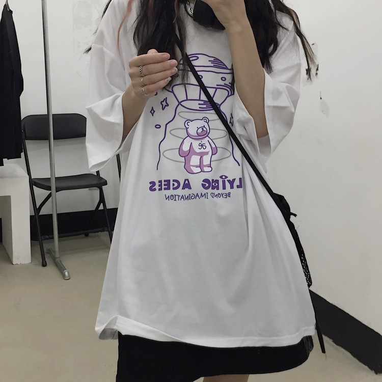 Áo thun tay lỡ Unisex, áo phông form rộng ATL243 - Yinxx