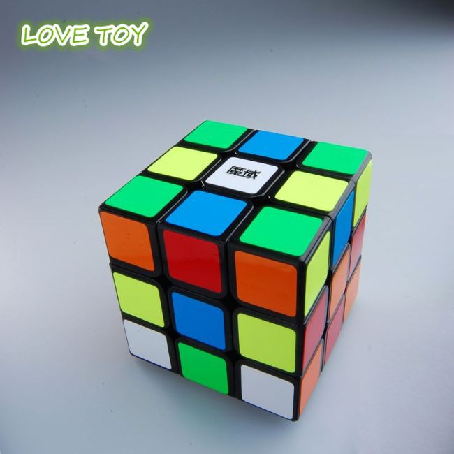 Khối Rubik 3x3 X 3 Yj Moyu Huanying Màu Đen Làm Quà Tặng