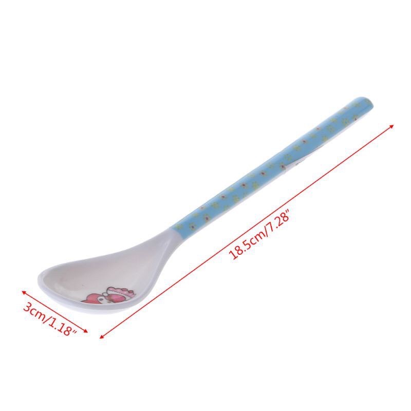 Thìa ăn dặm cán dài sâu lòng cho bé