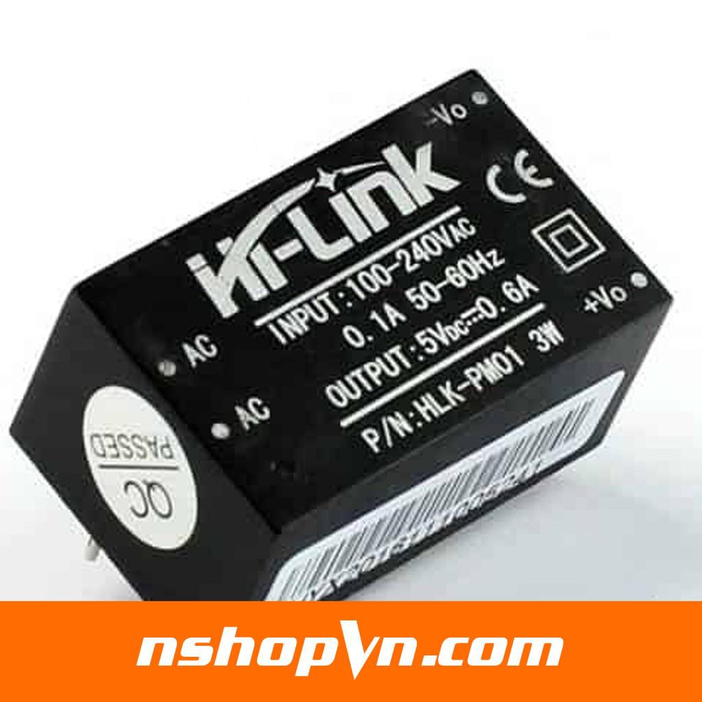 Module Nguồn AC-DC Hi-Link HLK-5M12 5VDC 5W,  HLK-PM12 12VDC 3W, HLK-5M12 12VDC 5W, HLK-PM24 24VDC 3W.