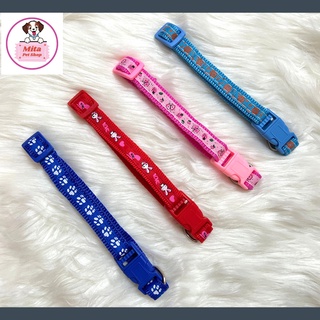 Vòng cổ cho chó mèo nhỏ và vừa 1cm - 1.5cm - vòng cổ hoạ tiết cho chó mèo