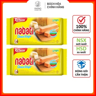 Túi 10 gói bánh xốp NABATI Richeese vị phô mai/socola 24g