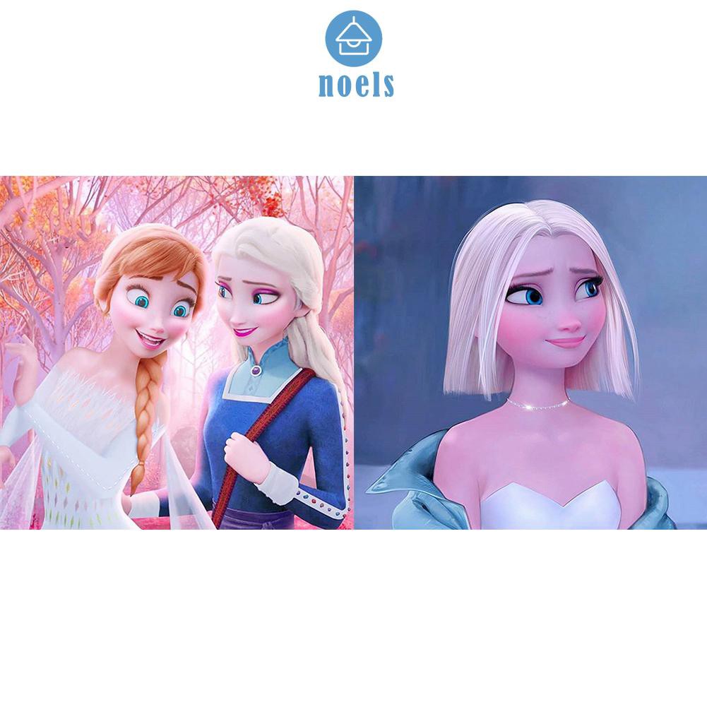 Bộ Tranh Đính Đá 5d Tự Làm Hình Công Chúa Elsa