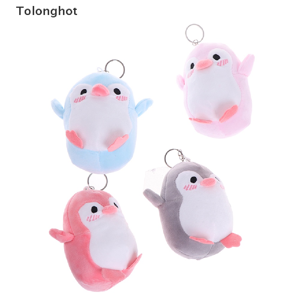 Chim Cánh Cụt Nhồi Bông 12cm Kèm Chìa Khóa Dễ Thương