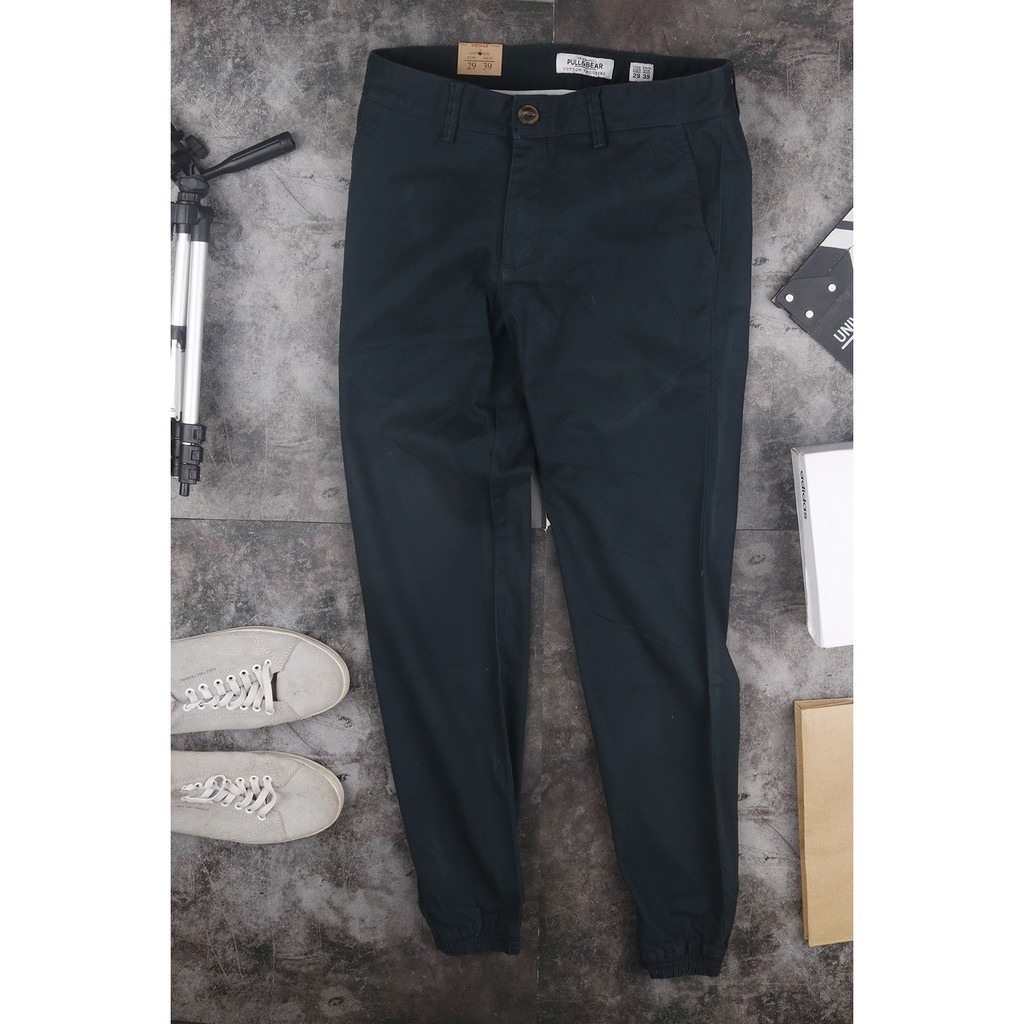 [Hàng Hot ] Giảm Giá Quần kaki Jogger pull and bear vải co giãn 4 chiều hàng VXNK