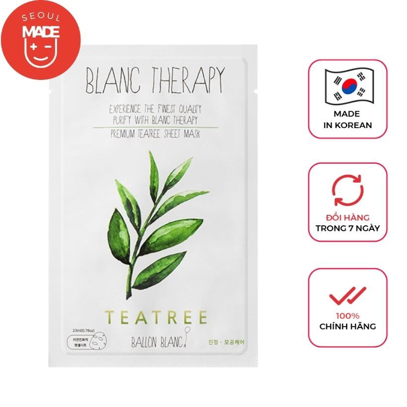 Mặt nạ giấy Hàn Quốc Ballon Blanc dưỡng da chuyên sâu 23ml