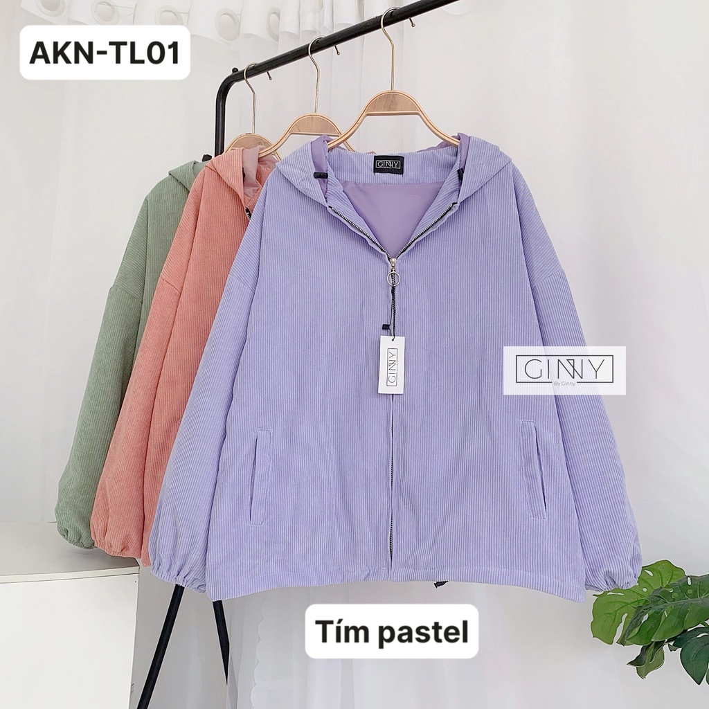 Áo Khoác Nhung Tăm Ulzza GINNY | Freesize | Gin Store