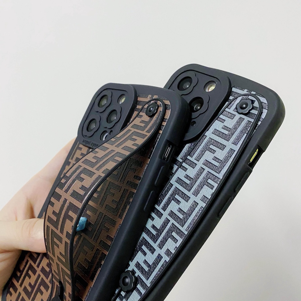 Ốp Điện Thoại Da Kèm Dây Đeo Sang Trọng Cho iphone 13 Pro Max i13 13pro 11ProMax i11 X XR Xs Max 7plus 8plus 12Pro 12 Pro Max