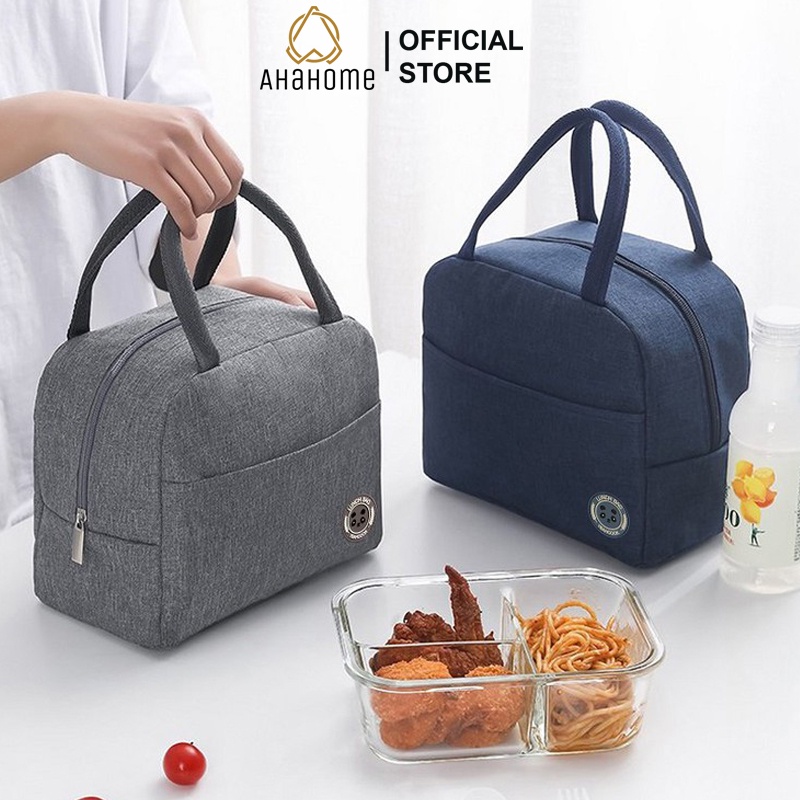 Túi giữ nhiệt đựng hộp cơm cao cấp Ahahome