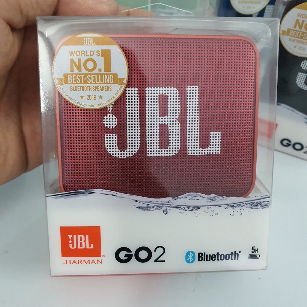 Loa Bluetooth JBL GO 2 Chính Hãng, Âm Bass Cực Đỉnh, Chống Nước, Dung Lượng Pin Lâu, Đủ Màu Sắc