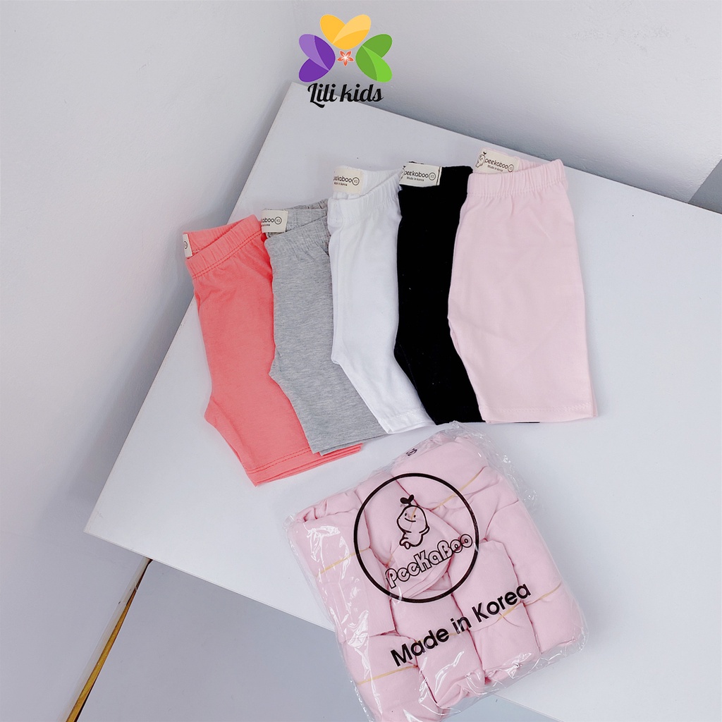 Quần Legging Đùi Mùa Hè Tiện Lợi LILI.KIDS Cho Bé Gái QC12