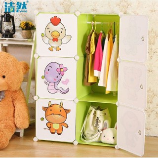 Tủ nhựa ghép 6 ô treo - tủ nhựa ghép
