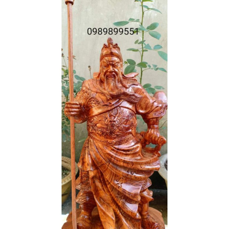Tượng quan công gỗ hương