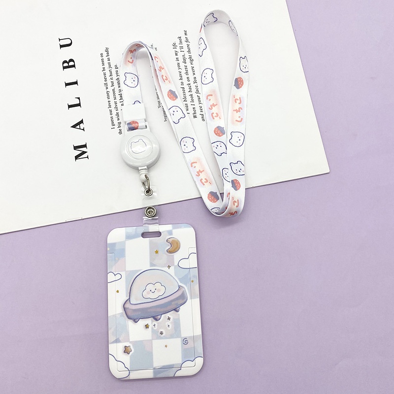 Thẻ đeo bảng tên kèm dây kéo tiện dụng - UniLabel