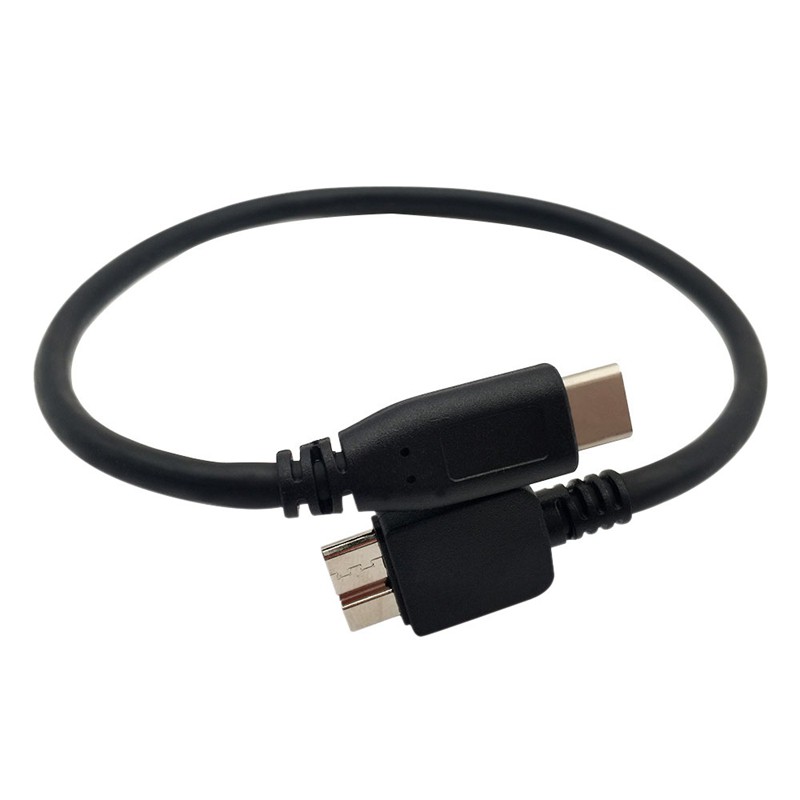 Cáp USB-C Micro-USB Type C màu đen 25cm cho WD