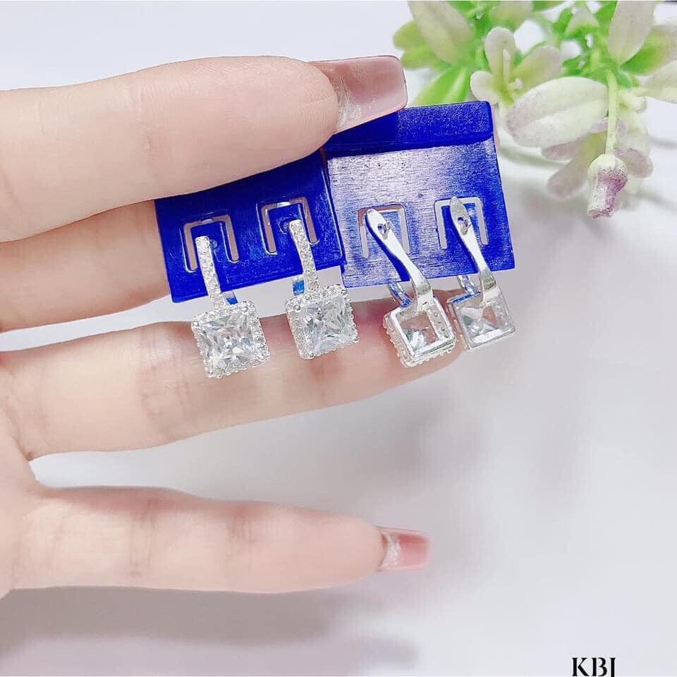 BỘ TRANG SỨC VUÔNG CAO CẤP LINH MIU SILVER