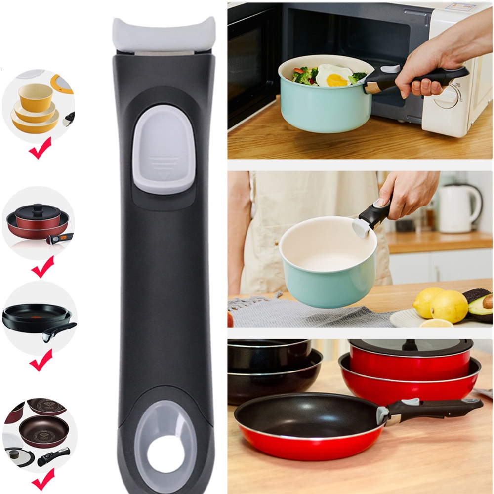 Dụng Cụ Kẹp Chảo/Nồi Cán Dài Tháo Rời Được Cho Nhà Bếp