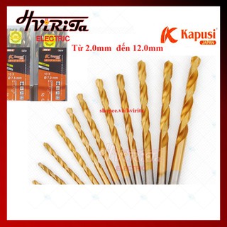 Mũi Khoan sắt inox Kapusi Japan từ 2 mm đén 6 mm