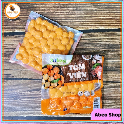 Tôm viên chiên Kitkool/ Chả tôm viên xiên que/ ăn vặt, thả lẩu, nướng/Ship hỏa tốc Hà nội