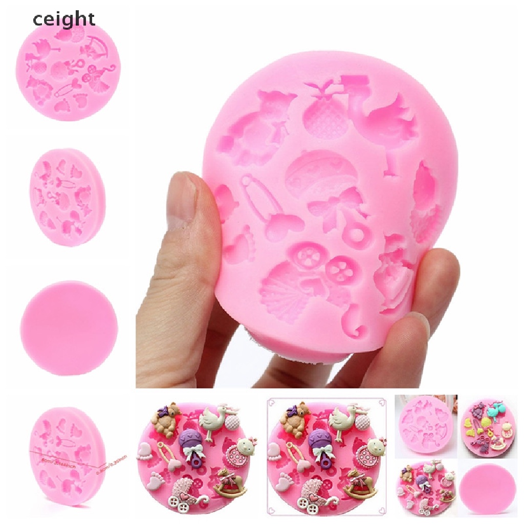 Khuôn Silicone Làm Bánh / Sô Cô La / Xà Phòng Em Bé