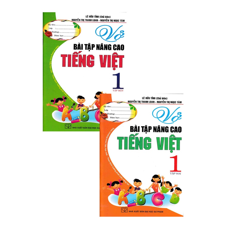 Sách - Combo Vở Bài Tập Nâng Cao Tiếng Việt 1 - Tập 1+2 (Theo Chương Trình Tiểu Học Mới Định Hướng Phát Triển Năng Lực)