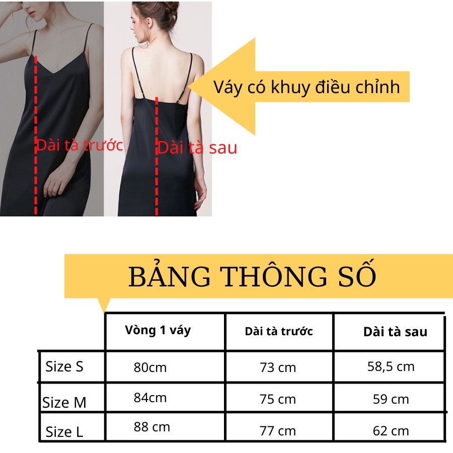 VÁY LỤA 2 DÂY CAO CẤP, ĐẦM LỤA NGỦ HAI DÂY MẶC Ở NHÀ SIÊU ĐẸP