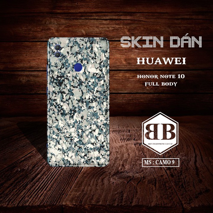 Siêu Phẩm Dán Skin Huawei Honor Note 10 full lưng viền dùng thay hoàn toàn ốp lưng nhiều màu sắc cực đẹp