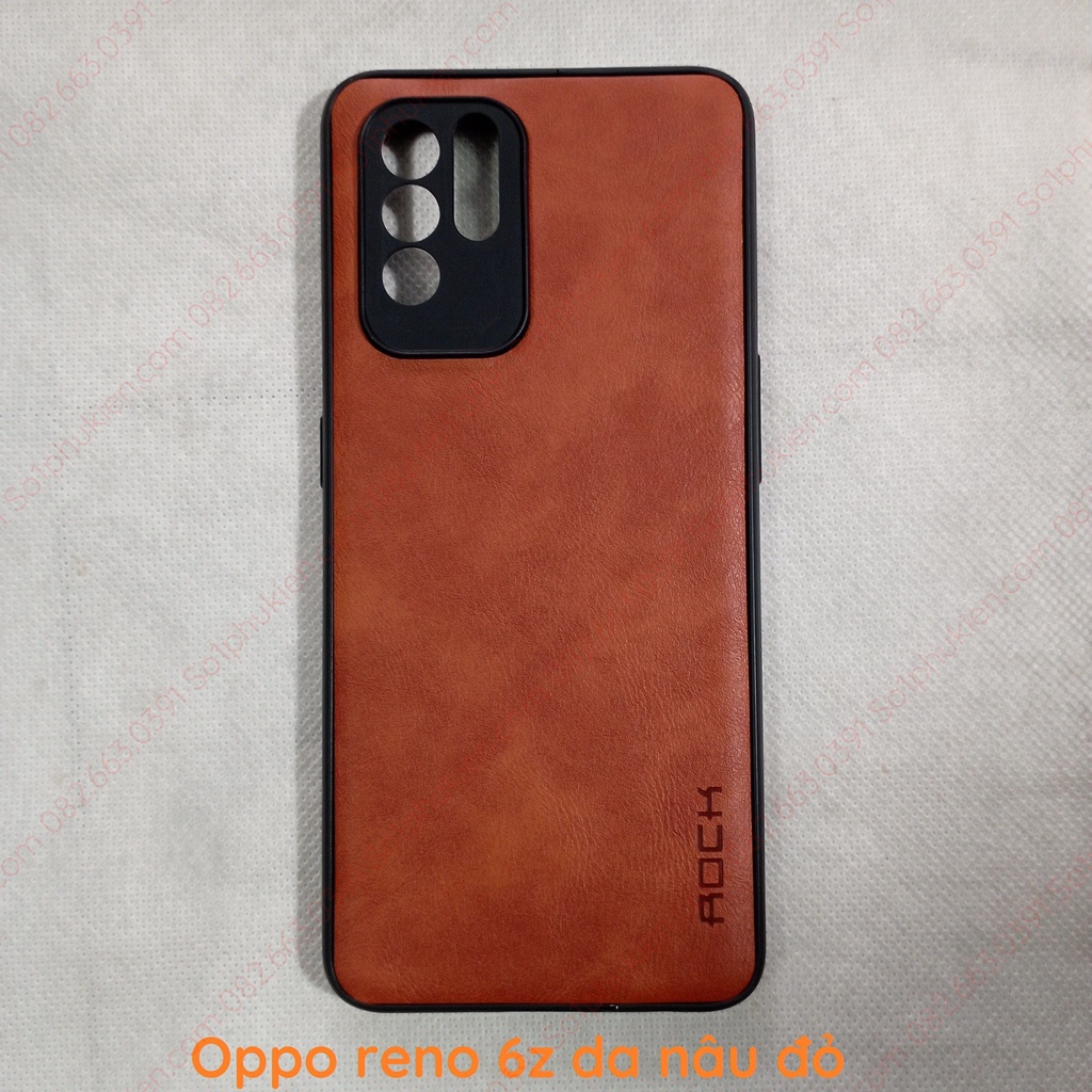 Ốp lưng Oppo Reno 6 / Reno 6z 5G da cao cấp, dẻo bền đẹp, bảo vệ camera