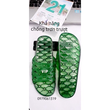 DÉP VIP LOẠI 1, HÀNG VIỆT NAM, NHỰA TRONG VEO, ĐI TRONG NHÀ, ĐI TRONG NHÀ TẮM