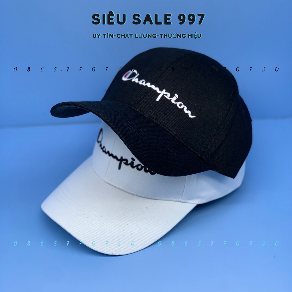 MŨ LƯỠI TRAI CHAMPYON CHẤT KAKI DÀY PHONG CÁCH THỜI TRANG NAM NỮ