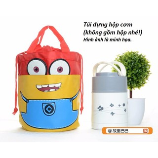 Túi giữ nhiệt đựng hộp cơm hình thú Minion