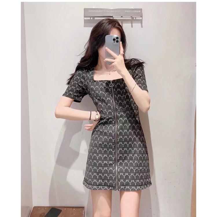 Đầm Denim Tay Phồng Zara Wv10Rbn2000 Thời Trang Mùa Hè Mới