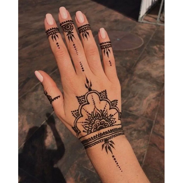 Sỉ mực henna đen 1 hôp 12 tuýp