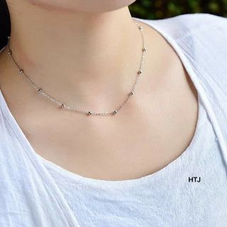 Dây chuyền bi bạc cho chị em nhé !