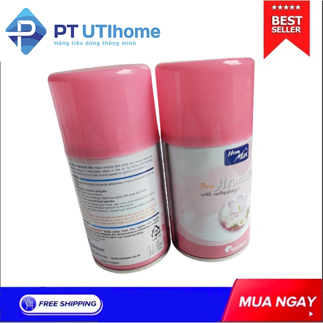 2 bình xịt phòng Hommax Hàn Quốc PT UTIHOME