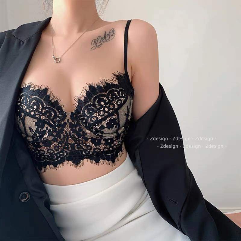 Áo Bra Ren Gọng Đệm Mỏng Dáng Ôm Hàng Cao Cấp