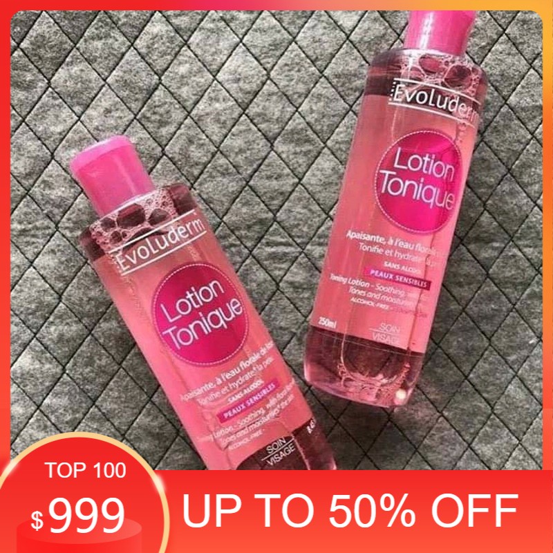 Nước Hoa Hồng Evoluderm Lotion Tonique Eau De Rose 250ml