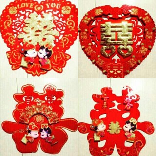 chữ Hỉ 3D Trang Trí Đám Cưới