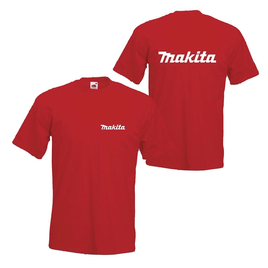 MAKITA Áo Thun Cotton Công Sở Cho Nam