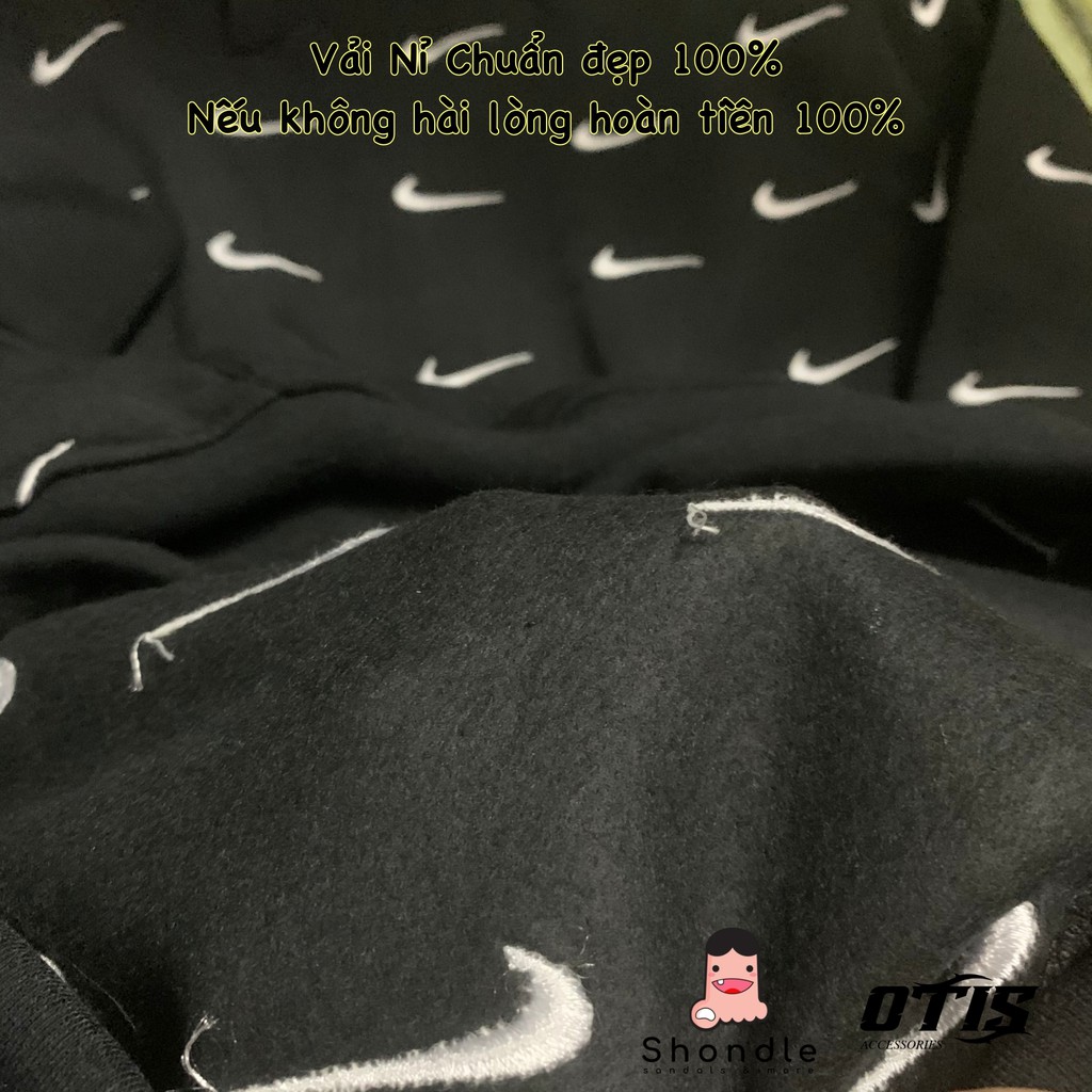 Áo Hoodie Nike Swoosh Thêu Full Vải Nỉ - Vải Chánh Phẩm