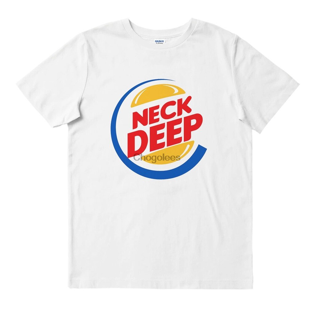BAND NECK DEEP PARODY BURGER KING UNISEX Áo thun