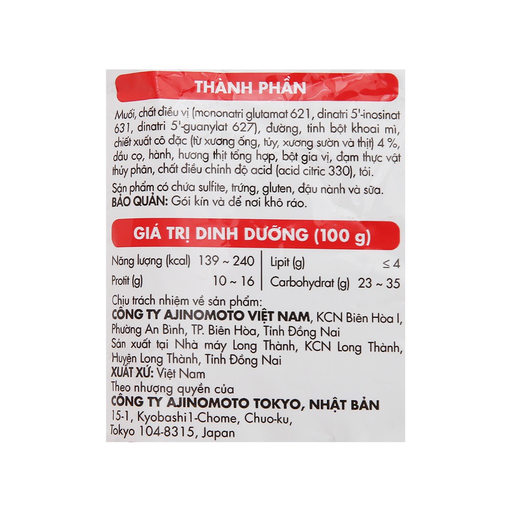 Hạt nêm Ajingon gói