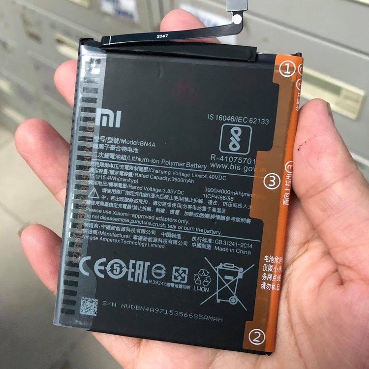 Pin Xiaomi Redmi Note 7/ Note 7 Pro BN4A Dung Lượng 3900mAh Zin Chính Hãng - Bảo Hành 6 Tháng