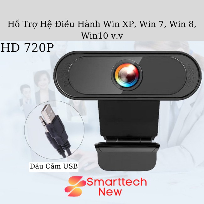 Webcam Máy Tính Laptop Có Mic Full HD 1080 Dùng Cho Máy Tính Gaming Học Online